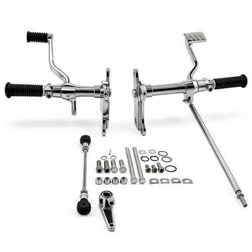 DURAFORCE Forward Controls Shift Linkages Rod Chrome for Harley Sportster 883 XLH883 91-03