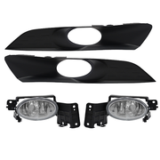 DURAFORCE Fit Honda Accord Crosstour 3.5L 2010-2012 Front Bumper Fog Lights Lamp W/Bezel