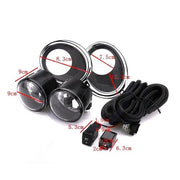DURAFORCE For Nissan Rogue Sport 2017-2019 Fog Lights Lamp Bulb+Switch+Harness+Cover Set