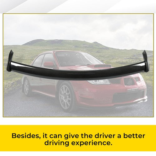 Rear Roof Spoiler Carbon Fiber Style for Subaru Impreza WRX STI 2002 to 2007
