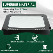 DURAFORCE For 2015-2024 HONDA PIONEER 500 /21-25 PIONEER 520 Front Clear Glass Windshield