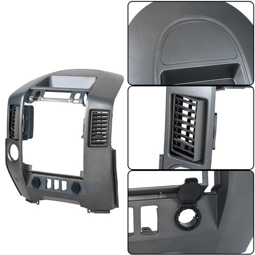 Instrument Panel Lid Dash Radio Bezel ABS for 04 05 06 Nissan Titan Armada