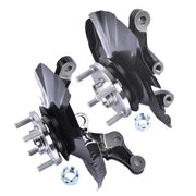 DURAFORCE Front LH+RH Steering Knuckle Assembly for Kia Rio Rio5 Hyundai Accent 2006-2011