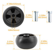 DURAFORCE DECK WHEEL For John Deere 737 757 777 797 ZTrak X500 X530 X580 Z426 LX266 A320