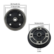 DURAFORCE 41038-1226 41038-1227 Rear Brake Drum For Kawasaki Mule 2500 2510 2520