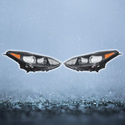 DURAFORCE 1Pair Headlights Assembly Set For Kia Sportage 2017-2022 Clear Halogen w/LED DRL