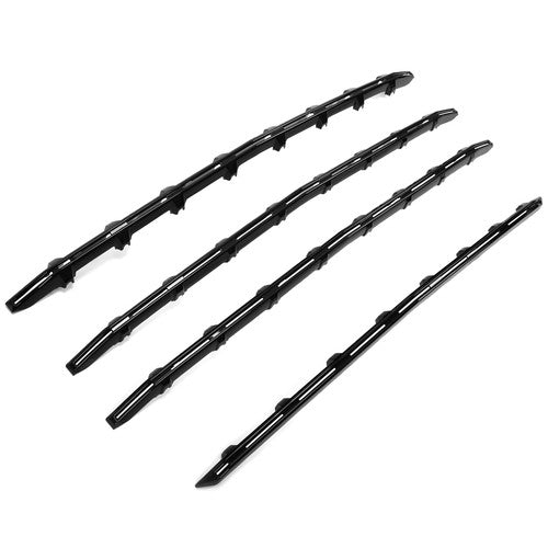 Black Grille Insert Trim Grill Overlay for 2019-2021 Chevy Silverado 1500 LT RST