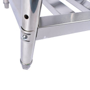 DURAFORCE 28.3in Stainless Steel Silver Sink, Free Standing Laundry Sink with Washboard