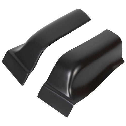 Black ABS Cab Corner Covers For Ford F150 Crew Cab 2004 2005 2006 2007 2008