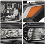 DURAFORCE Headlamps For Honda Accord 2018-2020 Halogen Headlights Clear W/LED DRL LH&RH