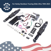 DURAFORCE Rear Air Ride Suspension Set For Harley Touring Road King Street Glide 1994-2023