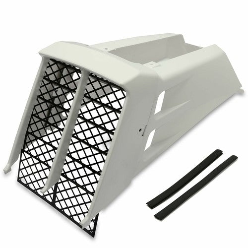DURAFORCE For Yamaha Banshee 350 fender + gas tank plastic + grill WHITE & BLACK 1987-2006