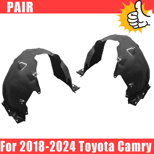 DURAFORCE For 2018 2019 2020-2024 Toyota Camry SE XSE Left & Right Side Fender Liner PAIR