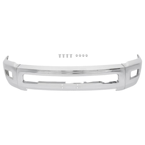 DURAFORCE Chrome Split Front Bumper Without Sensor Hole For Dodge RAM 2500 3500 2010-2018