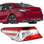 DURAFORCE Driver/LH Side Rear Tail Light Outer Lamp For Toyota Camry SE LE 2018 2019 2020