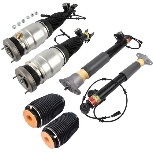 DURAFORCE Fit for Hyundai Equus 2011-2016 Shock Absorber Struts + Air Spring Bags Set of 6