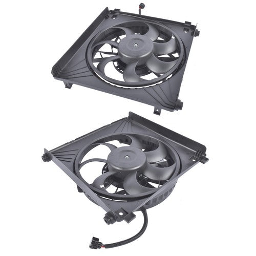 DURAFORCE Right Left Radiator Cooling Fan & Shroud Assembly for Tesla S Sedan 4-Door 12-20