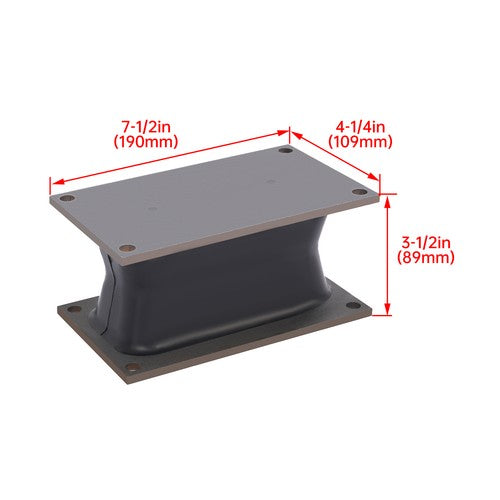 DURAFORCE 4X Rubber Isolator Shock Mounts For Stanley Bobcat Hydraulic Vibratory Compactor
