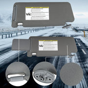 DURAFORCE LH + RH Sun Visors Gray 74320-35C10-B0 Fit For Toyota Tacoma 2005-2015 2PCS New