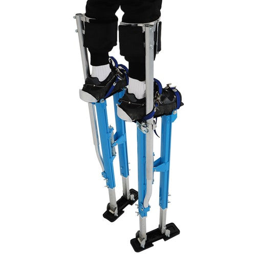 DURAFORCE Painting Stilt 36" - 48" Drywall Stilts Adjustable Aluminum Alloy Tool Blue
