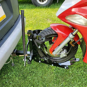 DURAFORCE 800lb Universal Motorcycle Carrier Hitch Mount Scooter Carrier Trailer Hauler