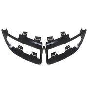 DURAFORCE Black Set Of 4 Fit For Chevy Camaro Series 2010 - 2013 Tail Light Bezel Covers