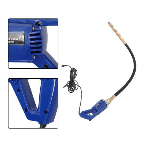 DURAFORCE US Hand Held Concrete Vibrator Electric Vibrator With 6.6 Ft Long Shaft Concrete