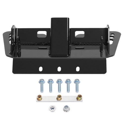 Front 2 Inch Receiver Hitch Plow Mount for Polaris Ranger 500 570 800 Midsize 09-24