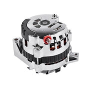 DURAFORCE 180A Chrome Alternator CS130 Style V-Belt Pulley for Chevy GM 7.4 5.0L 5.7L 6.2L