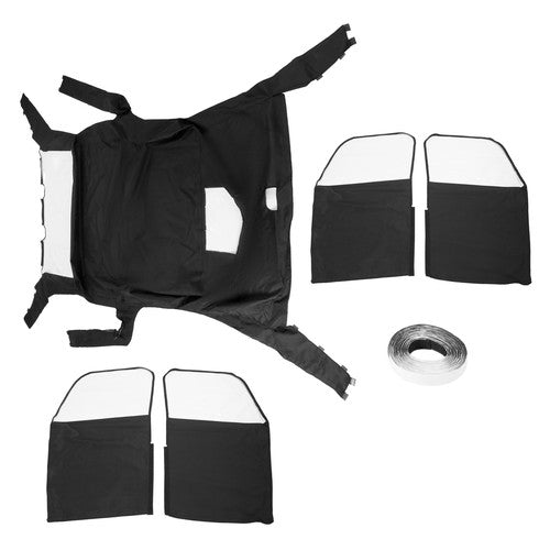 Full Soft Door Cab Enclosure for Polaris Ranger 800 Fullsize Crew Models 10 14