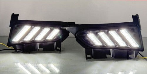 DURAFORCE For Nissan Versa 2020 2021 22 LED Daytime Running Light Turn Signal DRL Fog Lamp