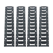 DURAFORCE Bolt-On E Track Kit 4 Pack 2FT Universal Carbon Steel Trailer Cargo Control