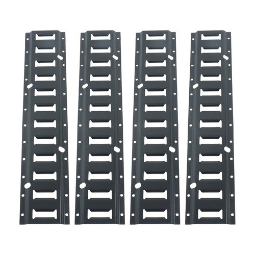 DURAFORCE Bolt-On E Track Kit 4 Pack 2FT Universal Carbon Steel Trailer Cargo Control
