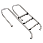 DURAFORCE 3-Step Stainless Steel Swimming Pool Stairs w/ Non-Slip Footstep For In-Ground