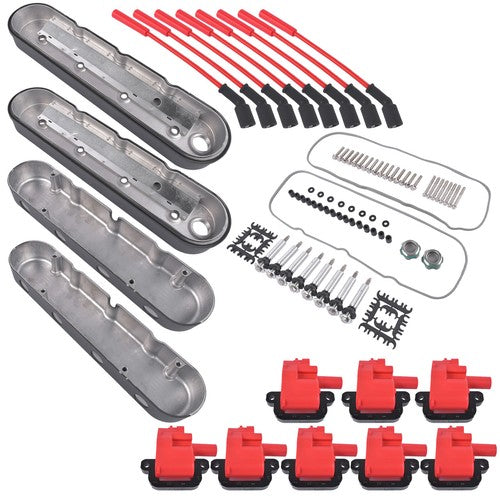 DURAFORCE Engine Valve Covers For Chevy GM LS Engines LS1 LS2 LS3 LS6 LS7 5.3 5.7 6.0 6.2L