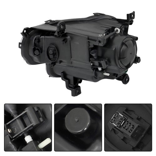 DURAFORCE Clear Housing Projector Headlight For Jeep Cherokee 2014-2018 HID Single RH Side
