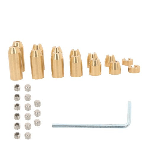 DURAFORCE Universal Motorcycle Reusable Brass Wheel Spoke Balance Weights Refill 14 PACK