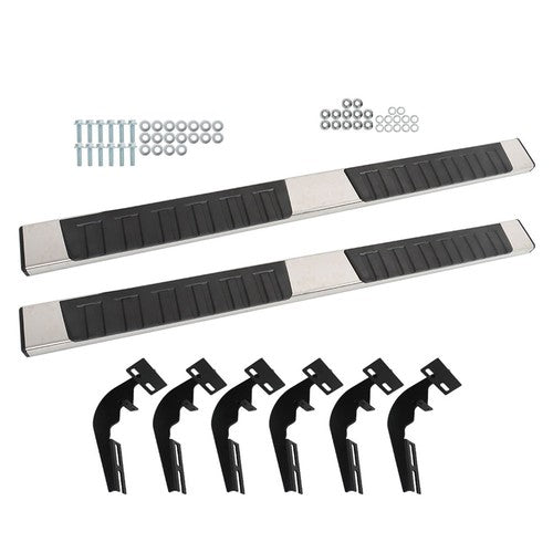 DURAFORCE Suit For RAM 1500 Crew Cab 2009-2018 Running Boards Side Steps Left+Right Side