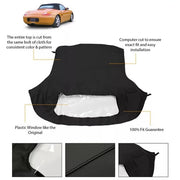 DURAFORCE Convertible Soft Top w/Window for 1994-1999 BMW E36 318i 323i 325i 328i M3 Black