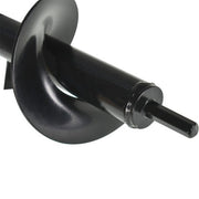 DURAFORCE Auger Drill Bit 3 in. x 7 in.Black Garden Plant Flower Bulb Rapid Planter Spiral