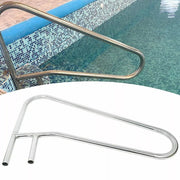 DURAFORCE Cross Braced Deck In-Ground Swimming Pool Stainless Steel Ladder Step Handrail
