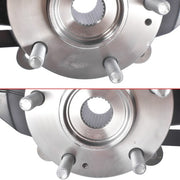 DURAFORCE 2PCS Front Loaded Steering Knuckle & Wheel Bearing Hub For Kia Soul 2014-2016
