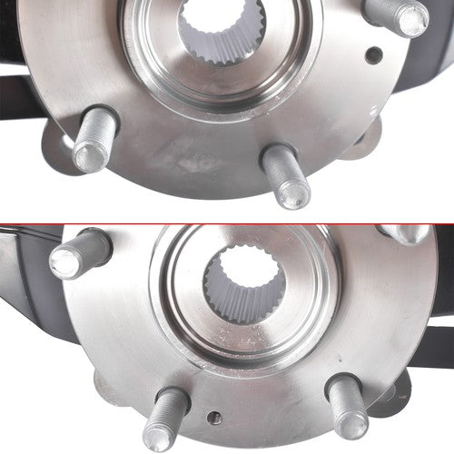 DURAFORCE 2PCS Front Loaded Steering Knuckle & Wheel Bearing Hub For Kia Soul 2014-2016