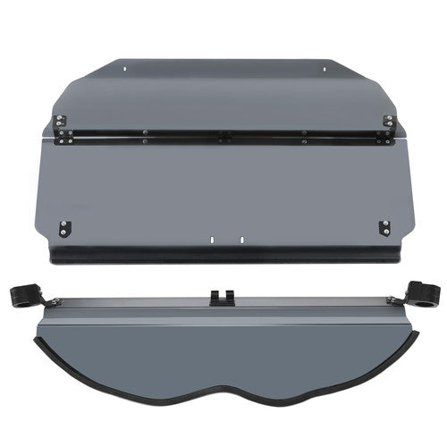 DURAFORCE 2-IN-1 Flip Smoked PC Windshield For Can-Am Maverick X3 (64" or 72") 2017+