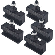 DURAFORCE 5Pcs OXA #1 250-001 Quick Change Turning Facing Tool Post Holder For Lathe CNC