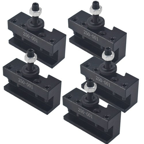 DURAFORCE 5Pcs OXA #1 250-001 Quick Change Turning Facing Tool Post Holder For Lathe CNC