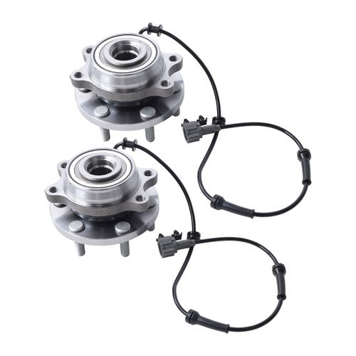 DURAFORCE 2pcs Front Wheel Hubs Bearing Assembly For Nissan Xterra Frontier 4WD 515065