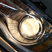 DURAFORCE Pair Set For Chrysler 300 2011-2014 Headlight Replacement Halogen Clear Lens L+R