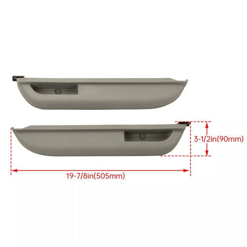 2x Front Door Armrest for Chevy Blazer C K1500 C K2500 1990 1994 GMC Yukon Gray