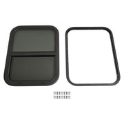 DURAFORCE Universal 18" W x 24" H Vertical Slider RV Window W/Screen For RV Camper Trailer